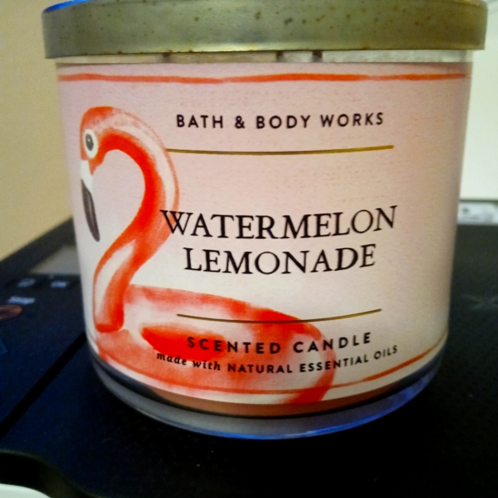 Bath and body works Watermelon Lemonade candle